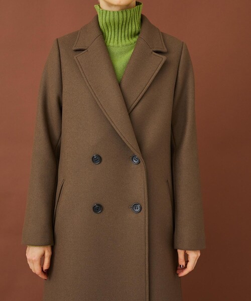 STUDIOUS ファブリカダブルウールチェスターコート サイズ1 STUDIOUS