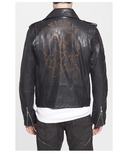 DIESEL（ディーゼル）の「DIESEL® 'Sledyc' Leather Moto Jacket