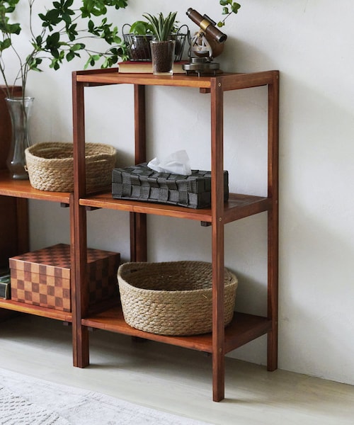 salut!（サリュ!）の「ウッド3段ラック（）」 - WEAR