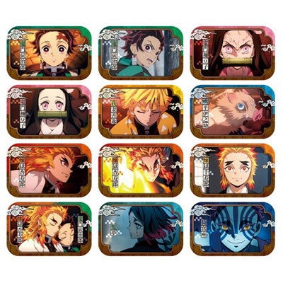 鬼滅の刃 まるかくカンバッジ5 (全12種ランダム)