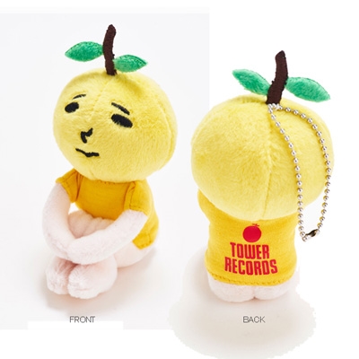 ゆず太郎×TOWER RECORDS コラボぬいぐるみキーホルダー/ゆず