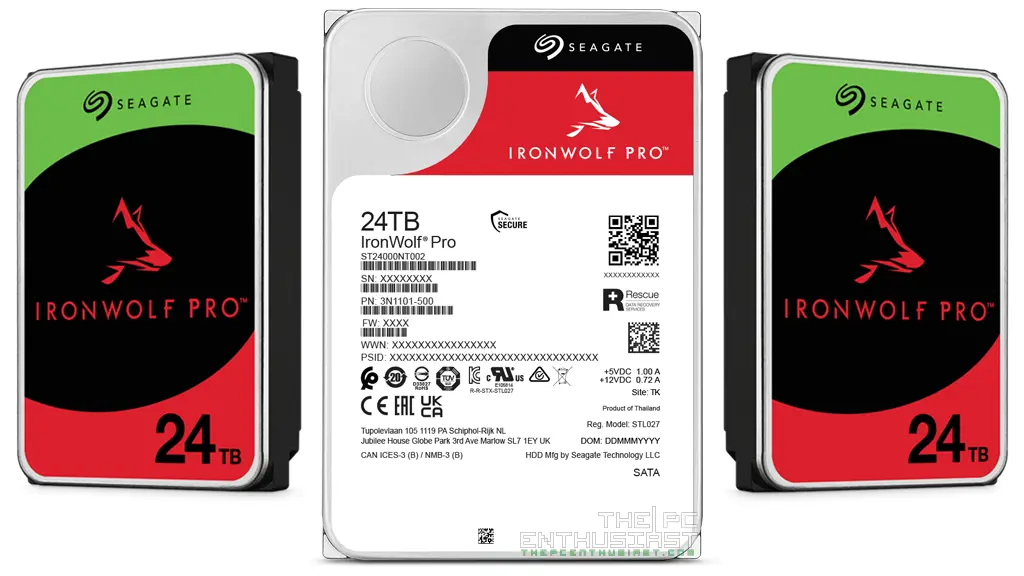 ⭐️即購入歓迎 Seagate IronWolf Pro 24TB 使用時間極少 Amazon