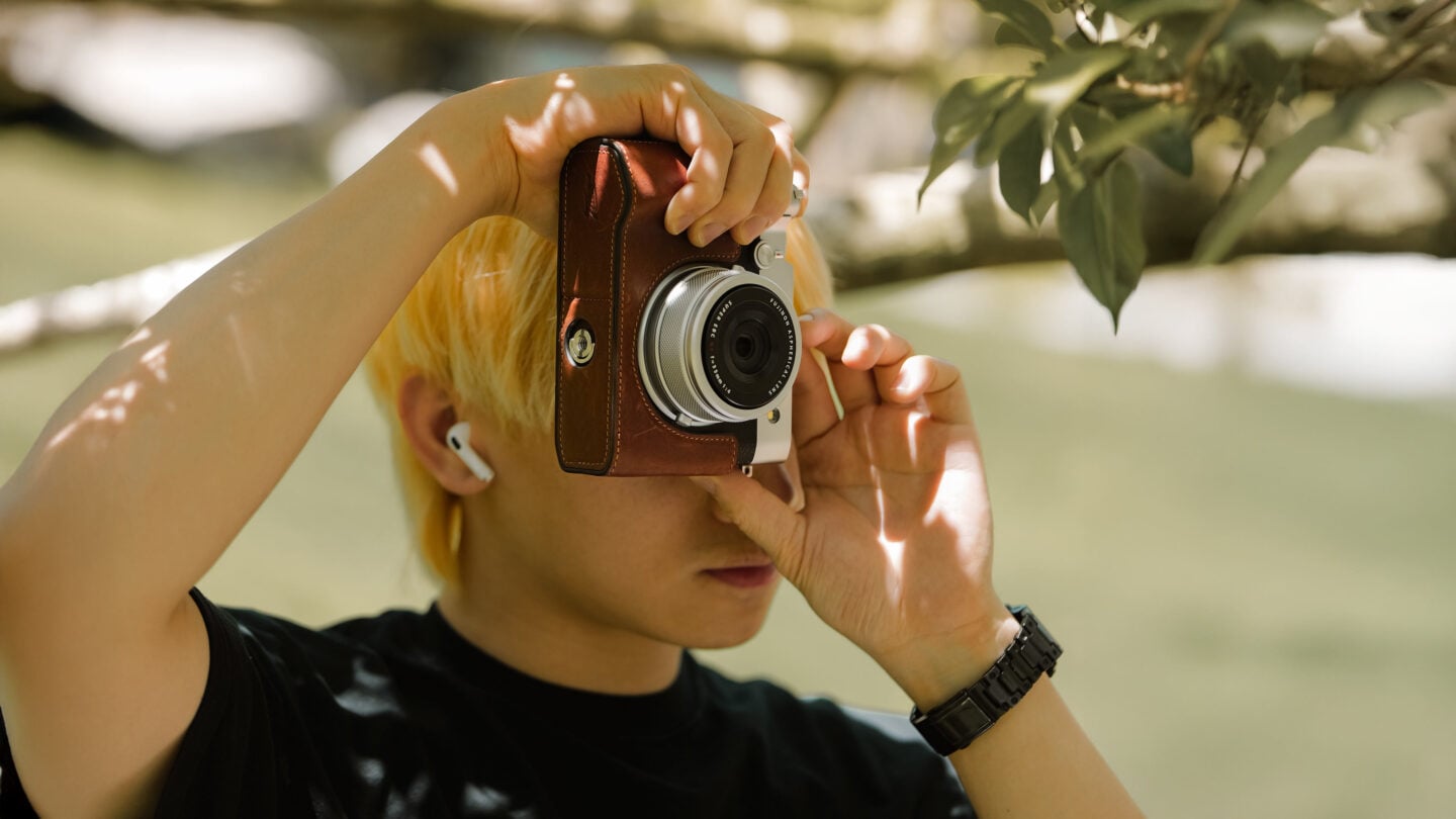 Leather Camera Case for Fujifilm GFX100RF - Brown | Tilta