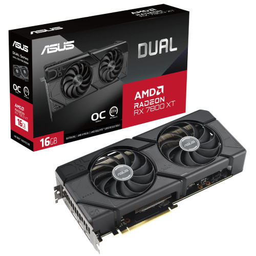 ASUS エイスース Dual Radeon RX 7800 XT OC Edition 16GB GDDR6 DUAL