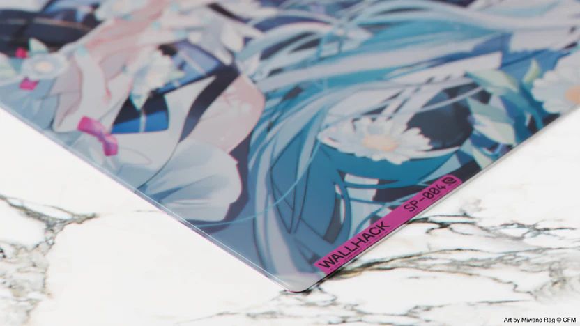 WALLHACK 初音ミクコラボレーション商品 WALLHACK製ガラスゲーミング
