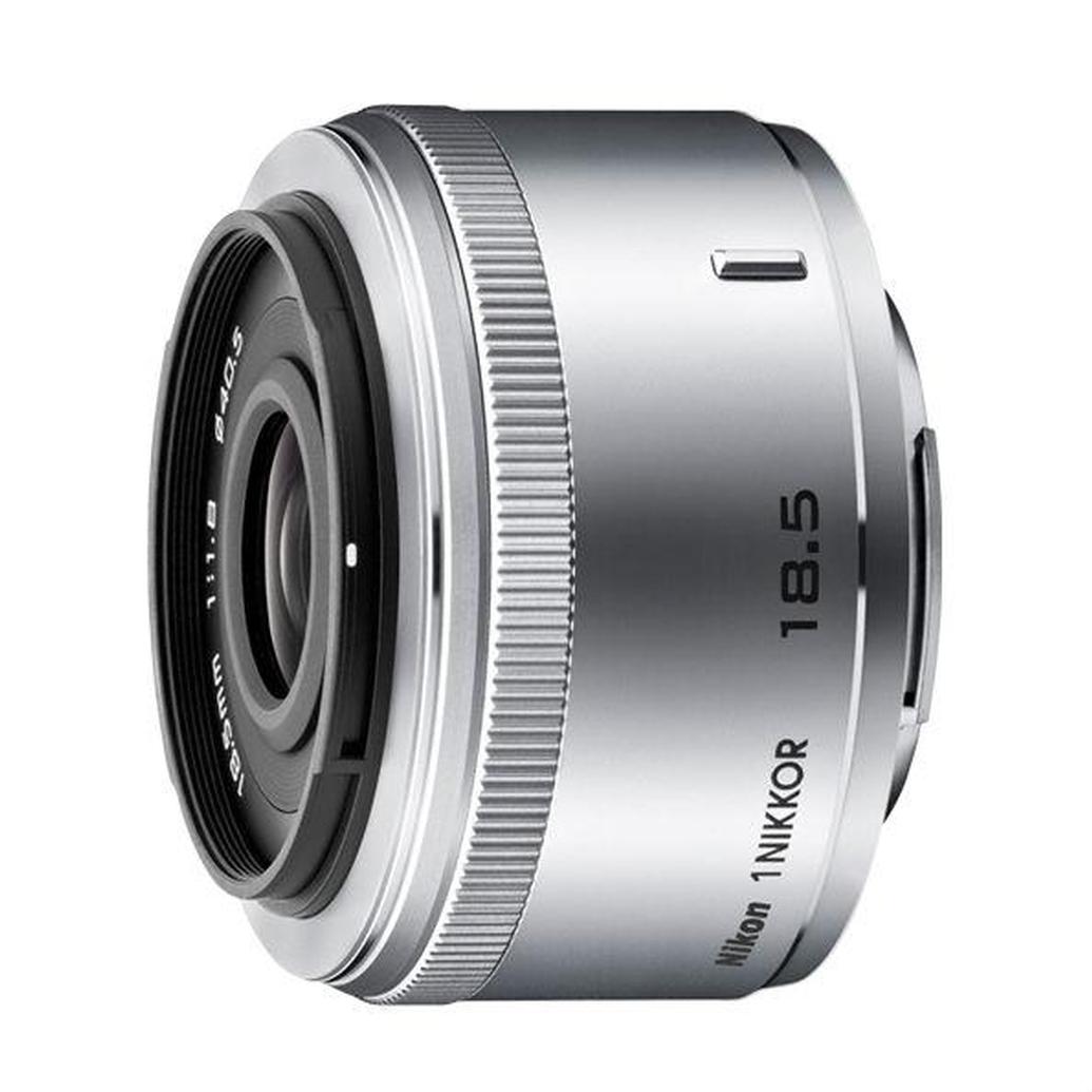 Nikon 1 Nikkor 18.5mm f/1.8 Wide Angle Lens for Nikon 1 - Silver