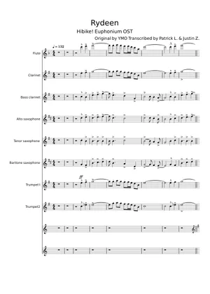 Rydeen – Yellow Magic Orchestra (Piano Transcription) Sheet Music