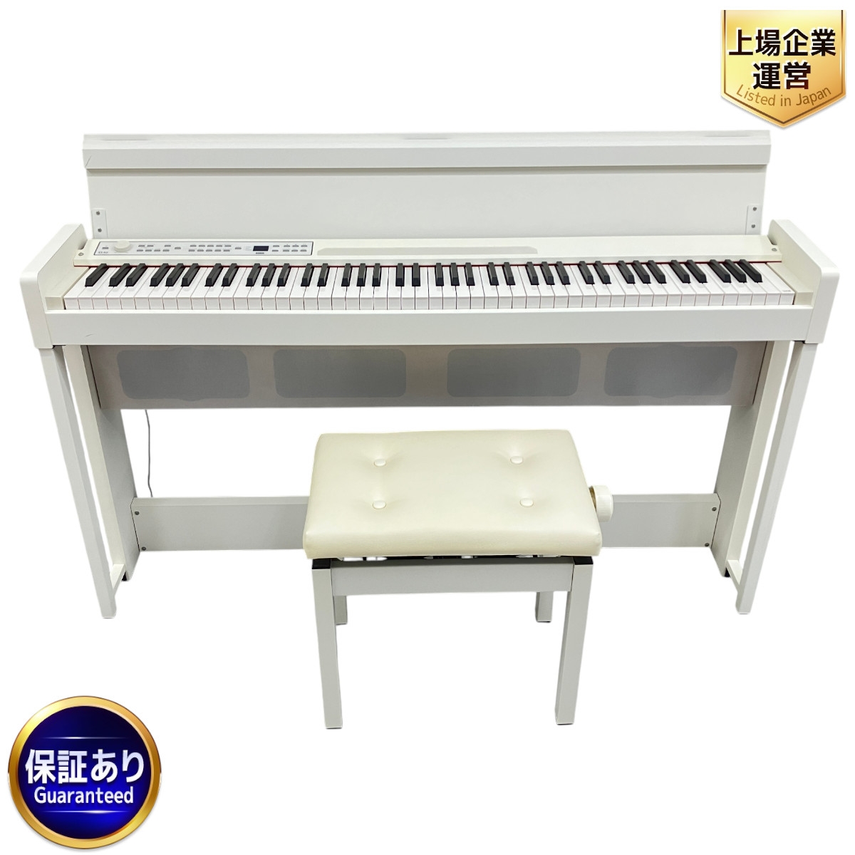 人気商品！】KORG コルグ 電子ピアノ LP-380 ホワイト 88鍵盤 イス付き