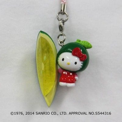 激レア❤キティ コップのフチ子 ストラップ ご当地 カボス 大分限定