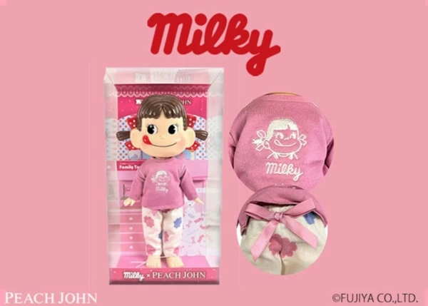 ペコちゃんでお馴染みミルキーとコラボ！ ピーチ・ジョン「ミルキー