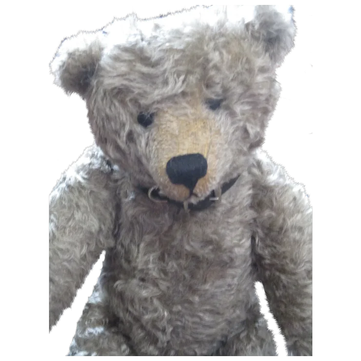 Amazing Stier mohair bear by Kathleen Wallace. For Sale at Ruby Lane