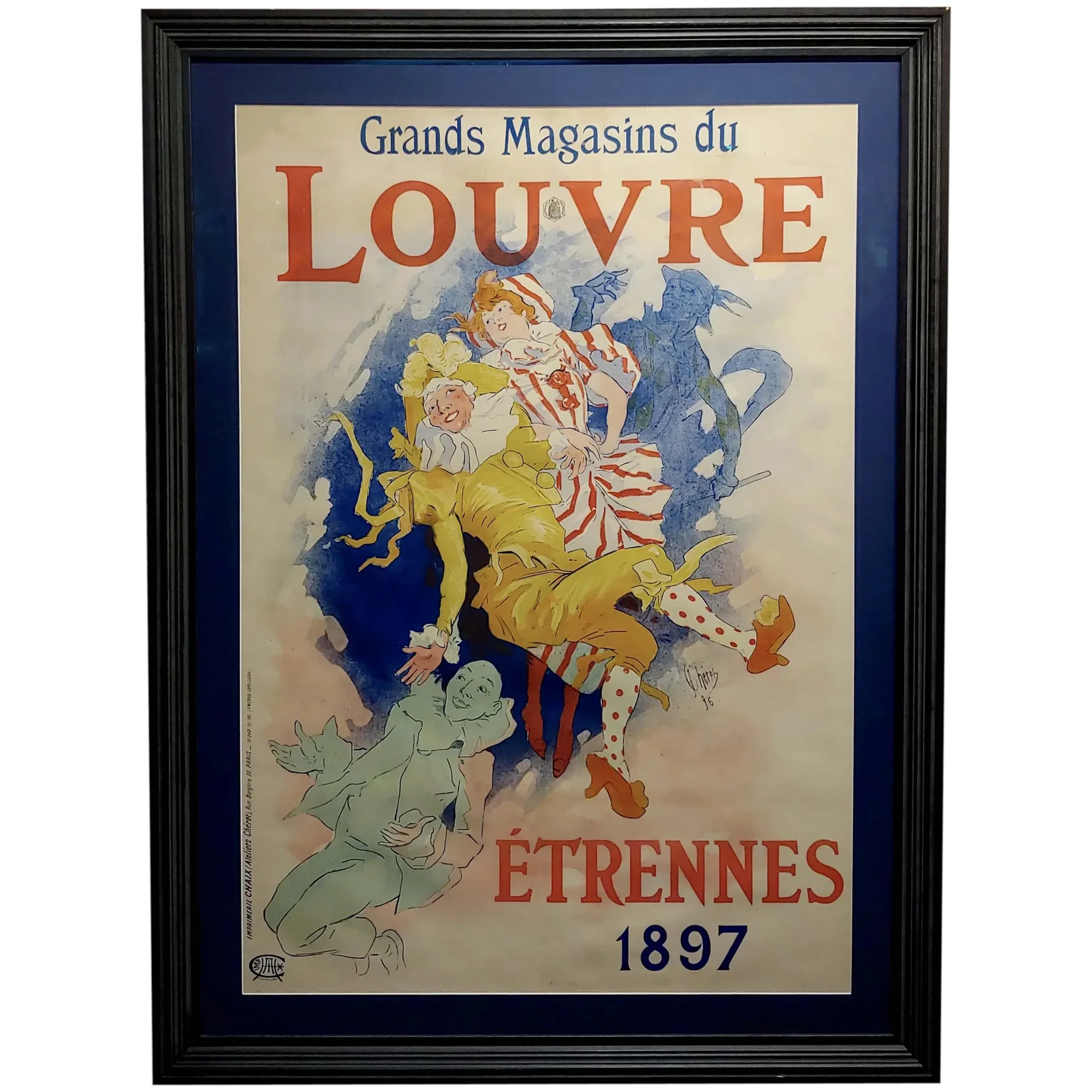 Grands Magasins du Louvre -Original 1897 French Poster by Jules