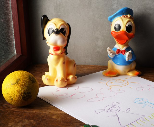 貴重品 ふりふりドナルドダック 昭和40年代 箱付き 動作不可 美品