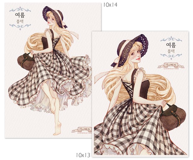 10%OFF】韓国 Summer/ 少女 ステッカー/ 5色/50枚組 hwara - Pinkoi