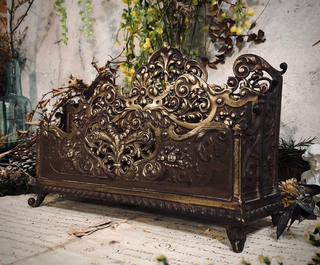 フランス アンティーク 木製 彫刻 シェルフ 19世紀