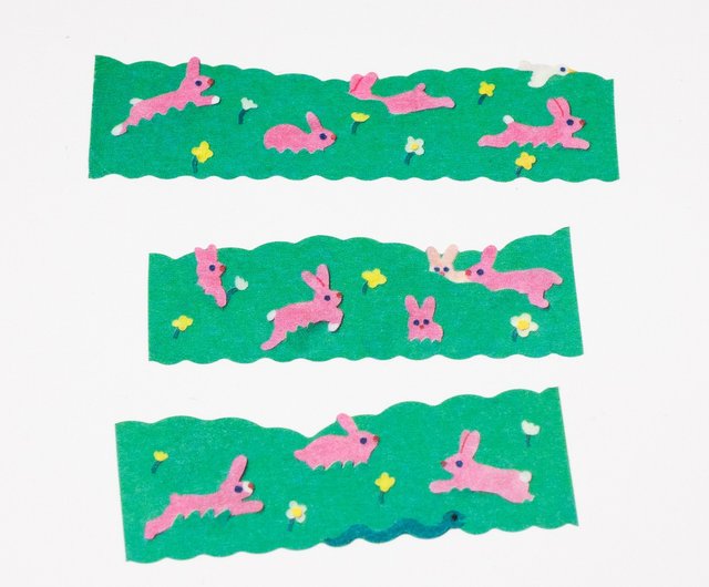 マスキングテープ うさぎ AIUEO | マスキングテープ・PET テープ - Pinkoi