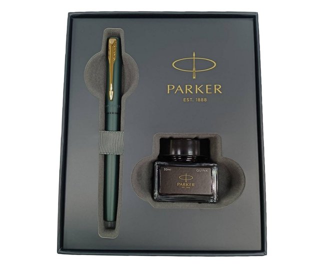 PARKER 新ウィアXL 万年筆 フォレストグリーン インクギフトセット
