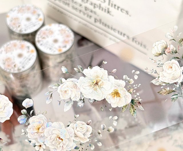 アイボリーブルームPETテープ - ショップ ggaggong マスキングテープ