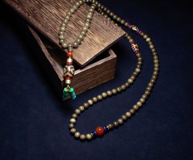 紅朱珠 仏六眼天珠 3904T