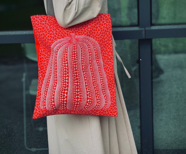 台湾 草間彌生 美術館限定 赤いかぼちゃ トートバッグ