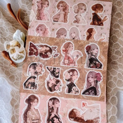 S-16】shachi様コラージュデザインペーパー素材シート