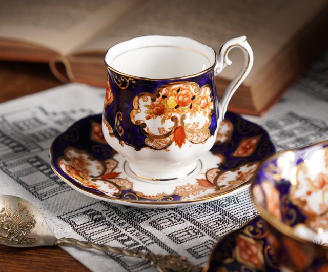 ロイヤルアルバートエアルームカップ&ソーサーボーンチャイナ英国製金彩