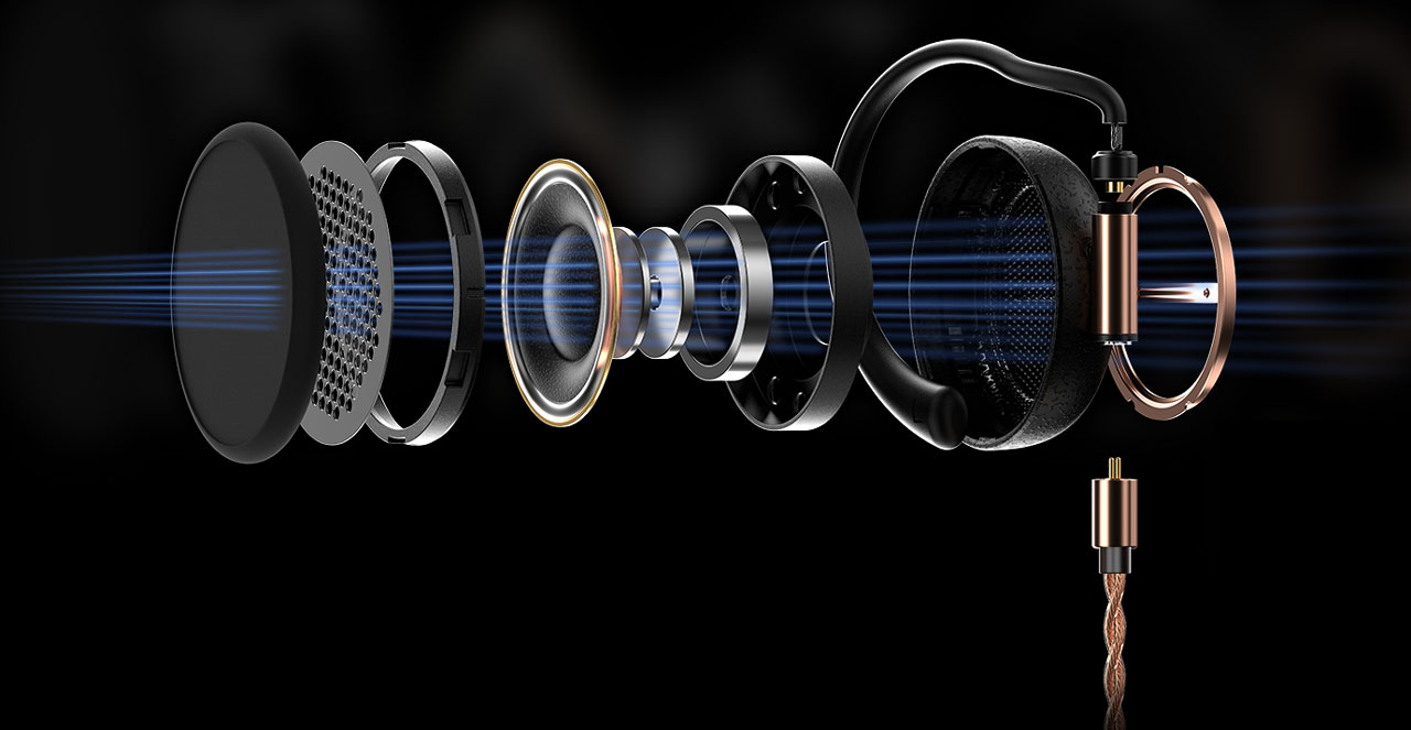 Aune AC55 Open-Back Clip-On Headphones Reference | Aune Store