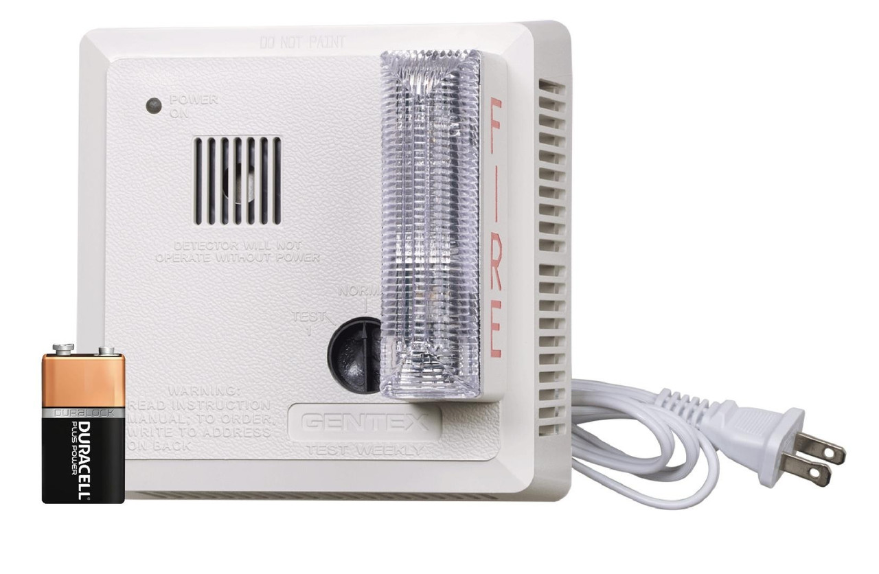 Gentex 7139LS Wall Mount T3 Smoke Alarm with Backup - Hearing and
