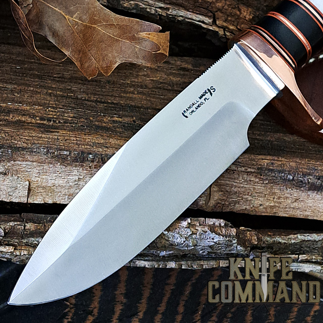 Randall Made Knives Model Copper Companion Stag Hunting Knife