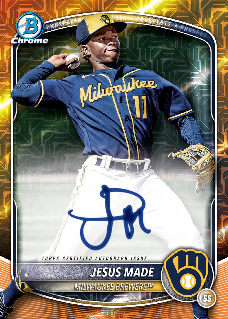 2025 Bowman Chrome Baseball Hobby Box