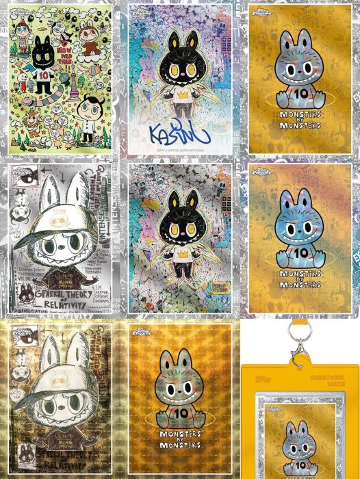 2025 Topps Chrome Labubu 10th Anniversary Hobby Box Kasing Lung
