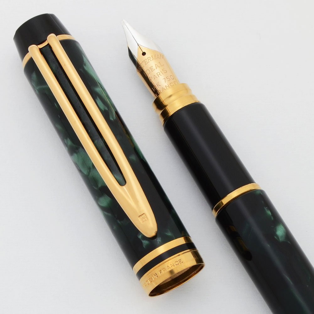 Waterman Rhapsody Le Man 200 Fountain Pen - Mineral Green, Broad