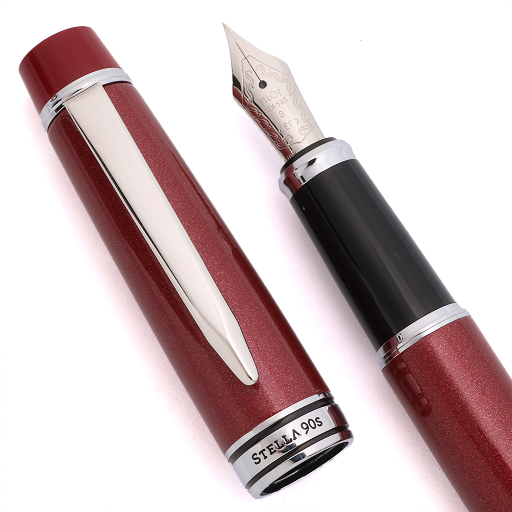 Pilot Stella 90s Fountain Pen (2009) - Ruby Red Lacquer, Rhodium
