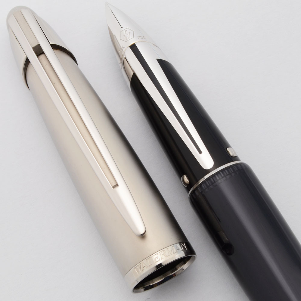 Waterman Edson Black Diamond Limited Edition Fountain Pen - Black