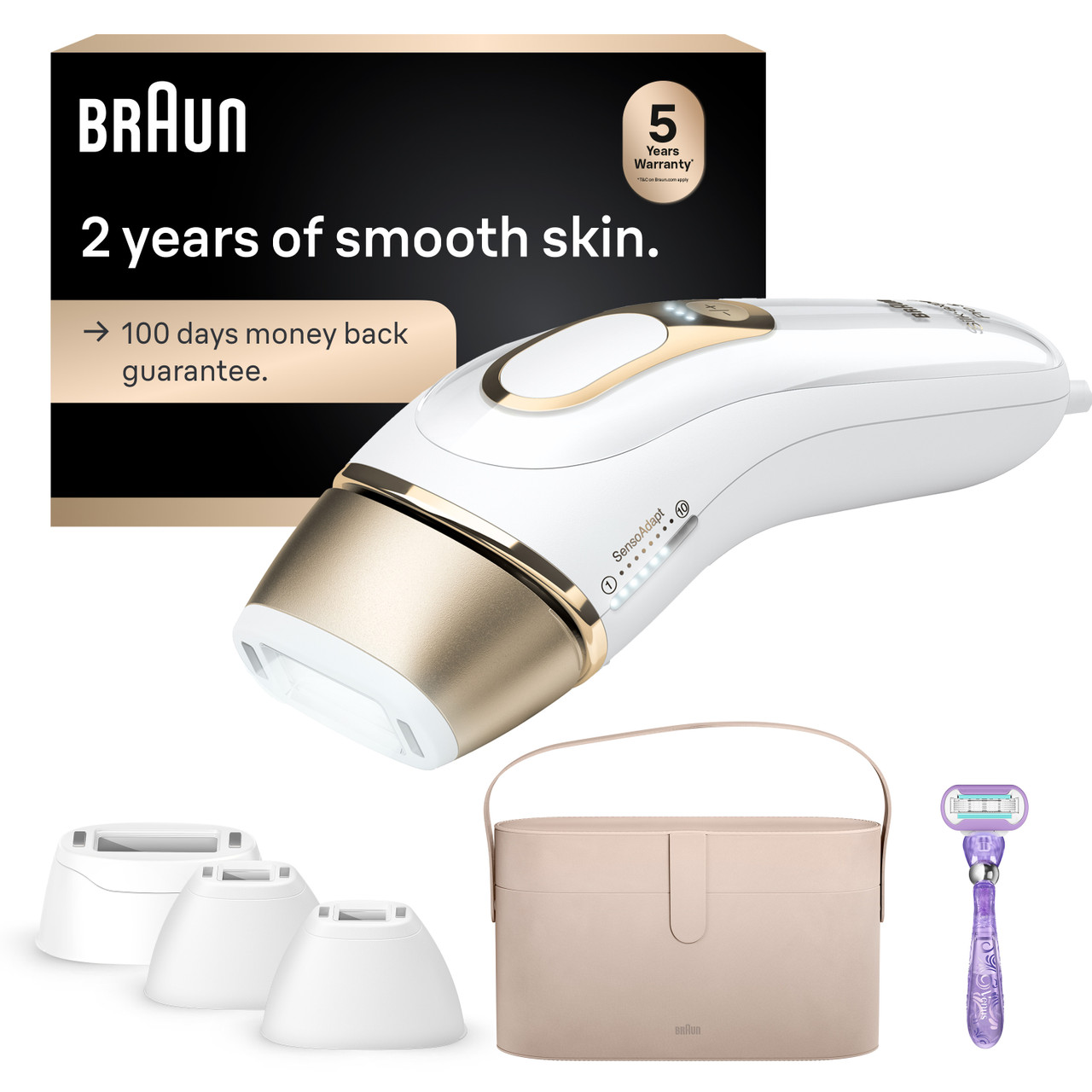 ブラウン PL-5117 Silk expert Pro5 光美容機 最新 脱毛器 BRAUN