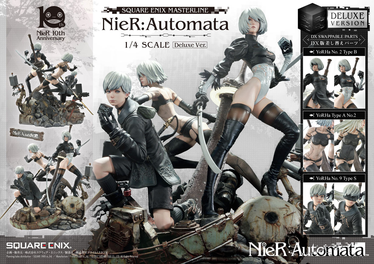 専用ケース付 NieR:Automata 1/4 スケール MASTERLINE SQUARE ENIX