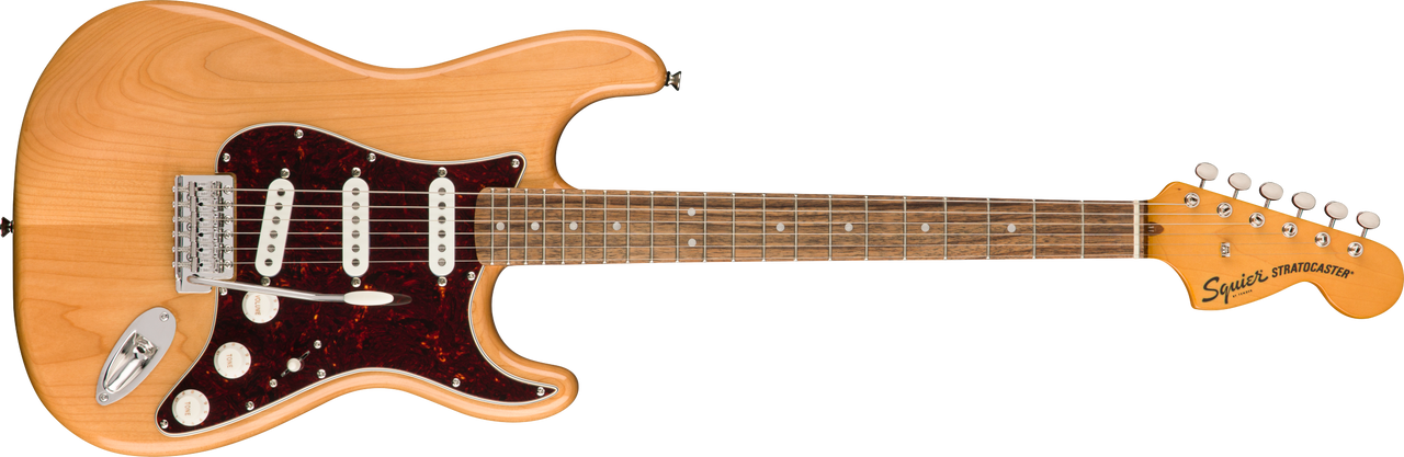 Squier Classic Vibe '70s Stratocaster, Natural Finish w/ Indian