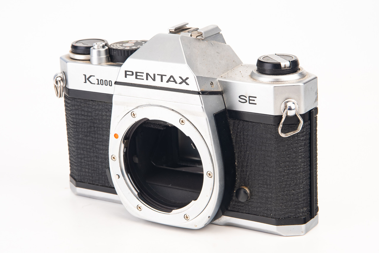 Asahi Pentax K1000 35mm SLR Film Camera Body Vintage K Mount WORKS