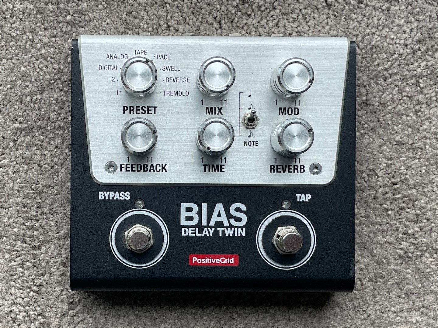 Positive Grid BIAS DELAY TWIN Positive Grid BIAS DELAY TWIN ディレイ