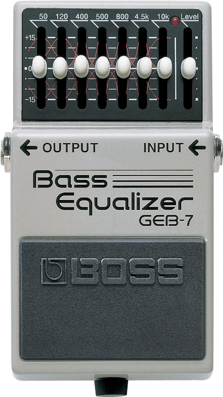 Boss GEB-7 7-Band Bass EQ Pedal | Northeast Music Center Inc.