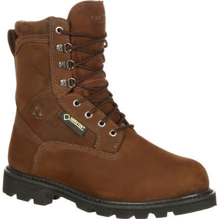 Rocky Ranger Steel Toe Gore-Tex Waterproof Insulated Work Boots Brown