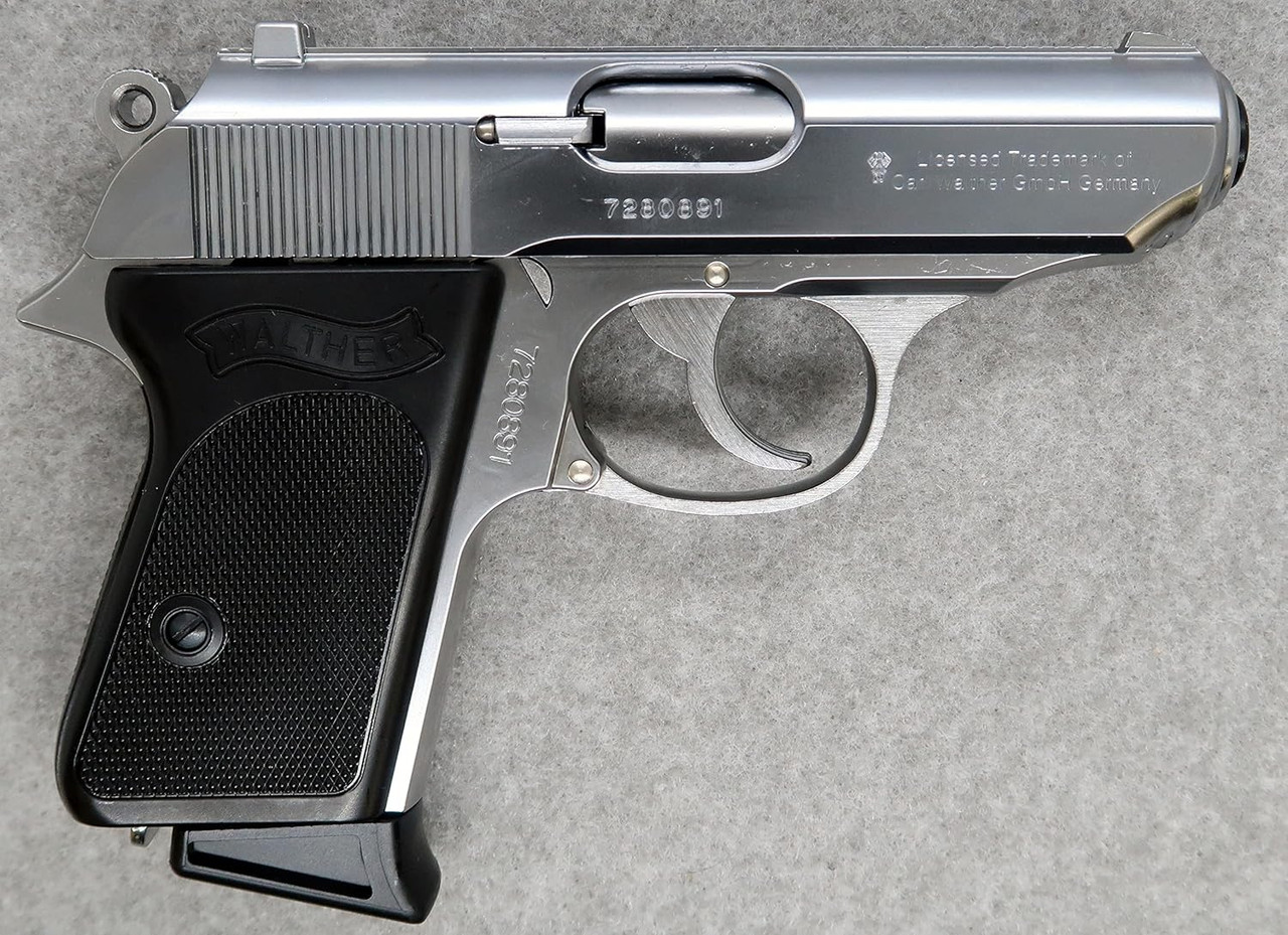 Marushin Walther PPK Silver ABS Model Gun Finished Firing Type
