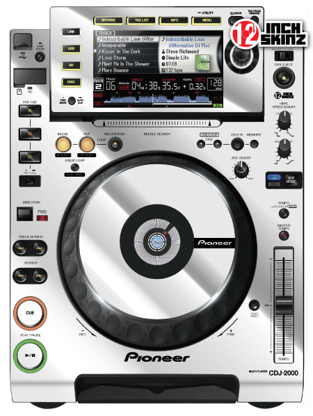 Pioneer Skinz - CDJ and Media Players - Pioneer CDJ-2000 Skinz