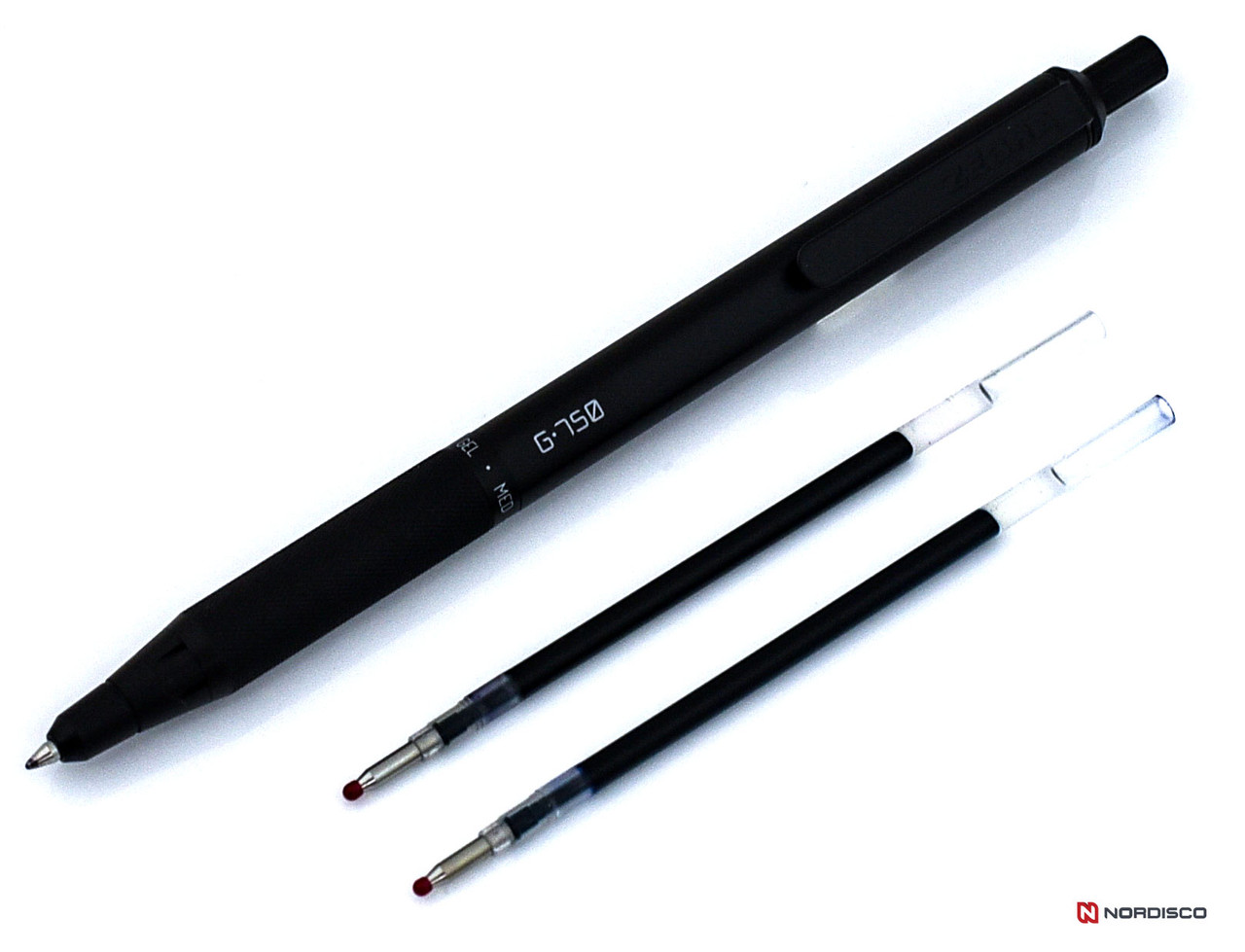 Zebra G750 Gel Retractable Pen 49811, Black Barrel Black Ink