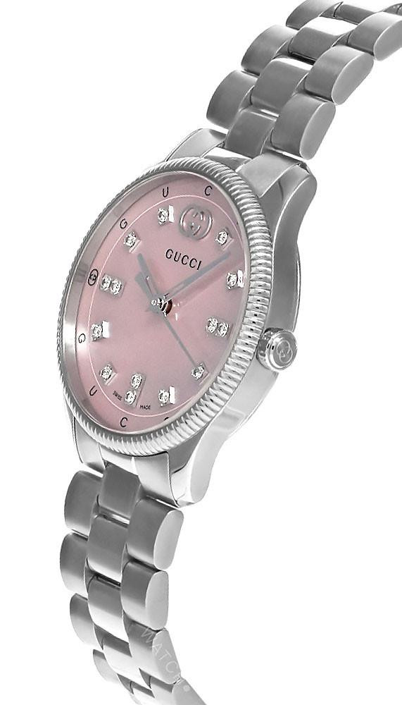 GUCCI G-Timeless 29MM S-Steel Pink MOP Dial Women's Watch