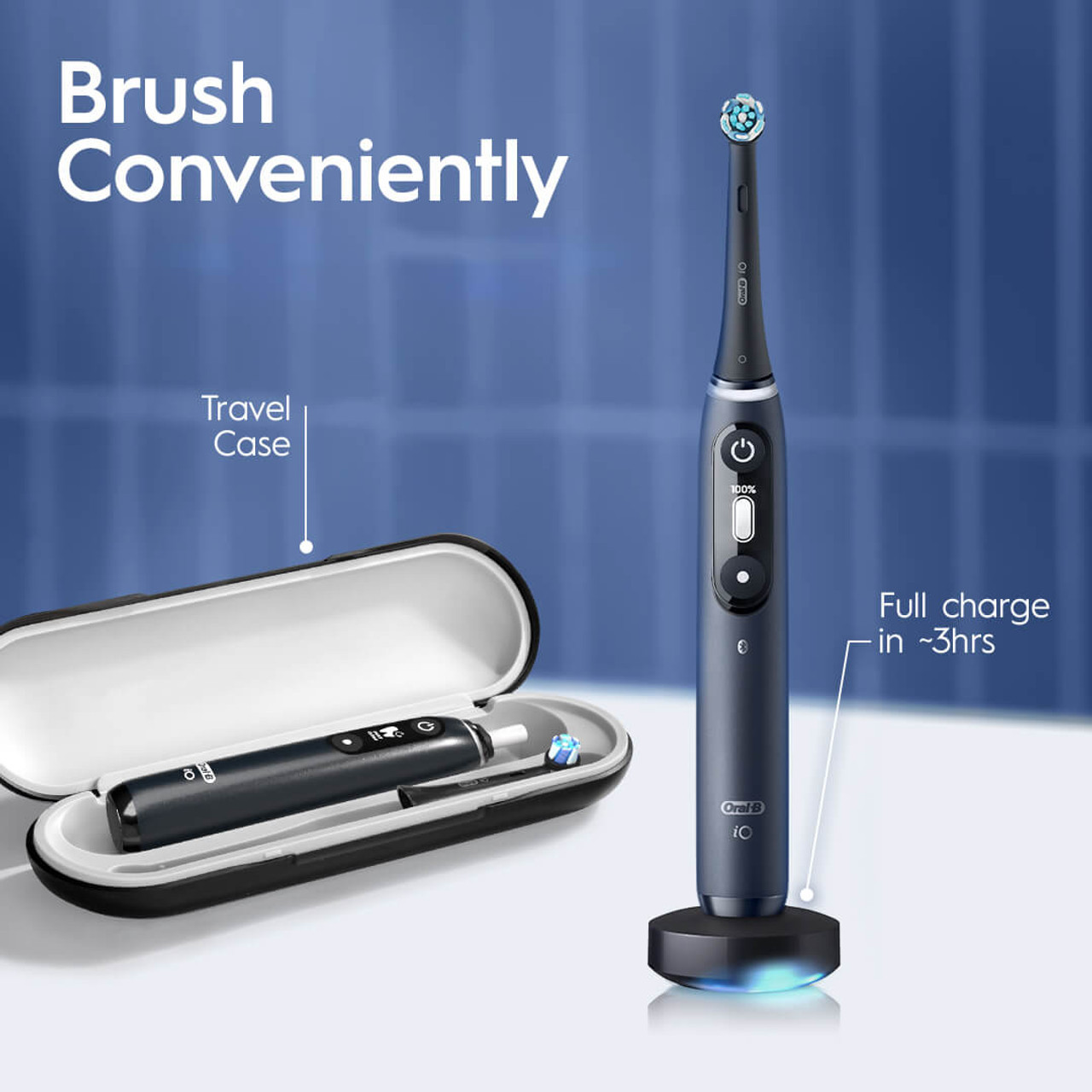 Oral-B iO Series 7 Electric Toothbrush, Black Onyx | Oral-B