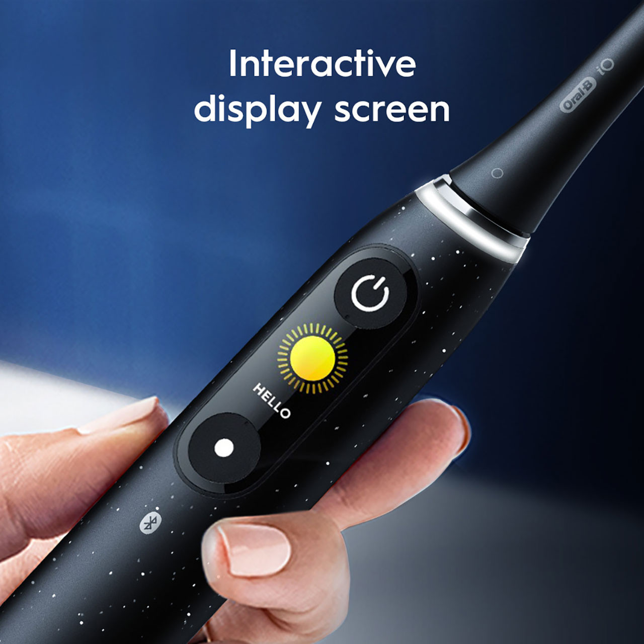 iO Series 10 Electric Toothbrush Twin Pack, Cosmic Black | Oral-B