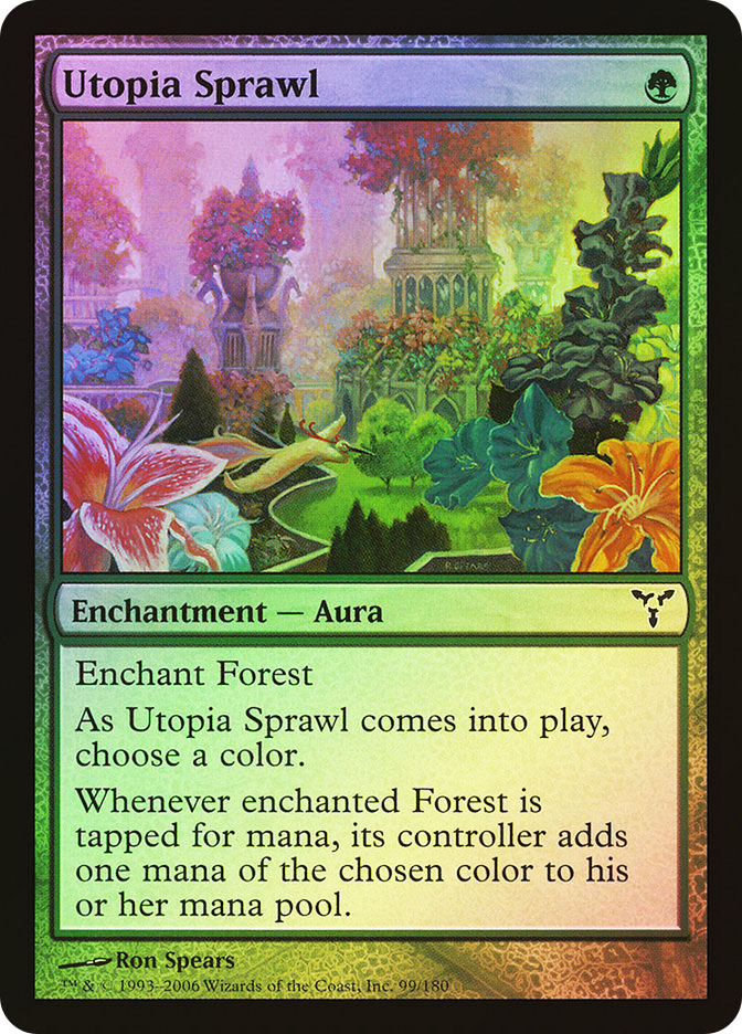 楽園の拡散⁄Utopia Sprawl DIS日本語foil3枚セット 日本語版⁄EX]《楽園