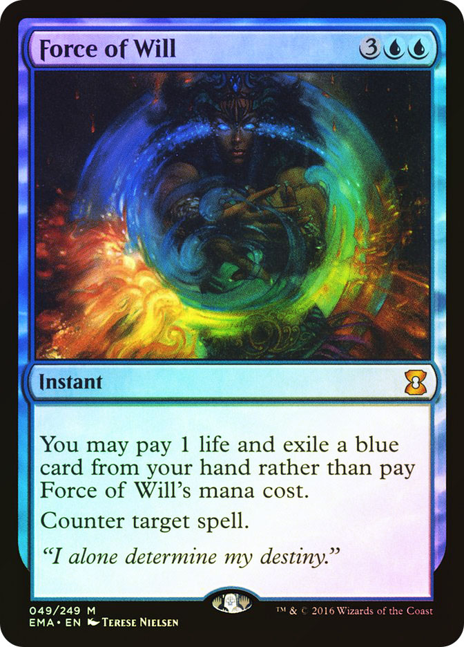 Force of will 意志の力 英語 4枚 英語版《意志の力/Force