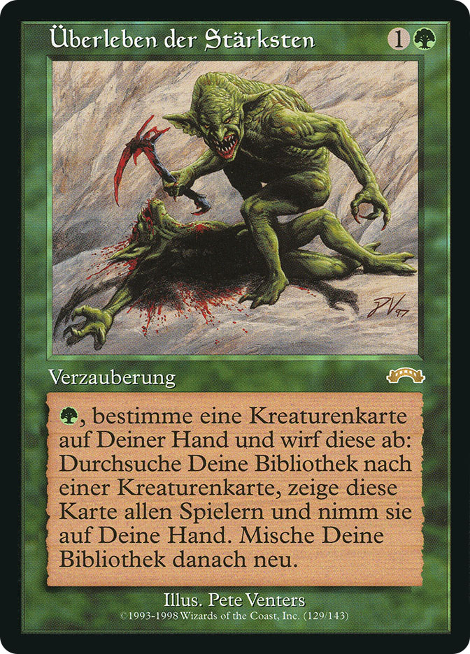 MTG 適者生存 Survival of the Fittest エクソダス MTG 適者生存